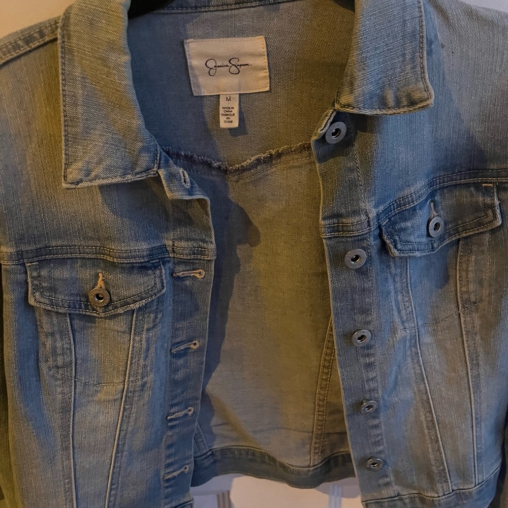 Jessica Simpson Light Blue Jean Jacket